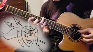 Undertale  Spear of Justice Acoustic Guitar Cover [upl. by Arch]