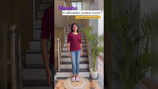 meeshofinds 4 modest kurti for college under 300 meeshooutfit shortsfeedvideo trendingshorts [upl. by Partridge]