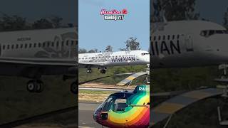 Hawaiian Airlines Boeing 717 arriving in Honolulu from Maui Kahului🌺 [upl. by Amitak]