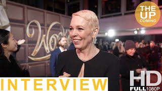 Olivia Colman interview on Wonka at London premiere [upl. by Neret]