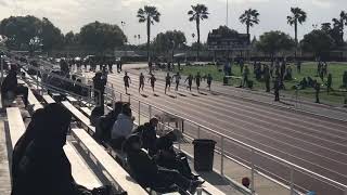 Gaston Bouchereau of SHARKS 100m 1015 race at Redlands Invite [upl. by Lepley723]