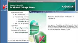 Kaspersky Security 80 for Microsoft Exchange Servers  INSTALLATION 1 [upl. by Jelks]