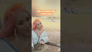 doja cat explains what cookies means uzihiphop dojacat uzihiphop [upl. by Coop]