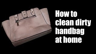 How to clean your handbag interior [upl. by Ylerebmik]