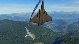 ELYTRA VS 2 SU27 DOGFIGHT with useful COBRA  Digital Combat Simulator  DCS [upl. by Lucic966]