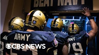 Army and Navy set to square off in 123rd annual rivalry game [upl. by Aynekal]