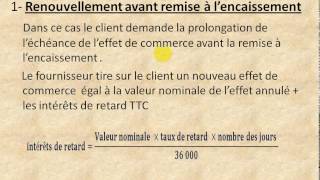 Comptabilité générale quot les effets de commerce partie 7 quot [upl. by Darrej980]