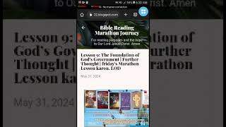 Lesson 9 The Foundation of God’s Government  Further Thought  fridays Marathon Lesson karon LOD [upl. by Tiram]