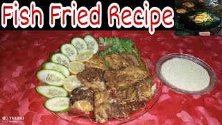 Fish Fried Recipe By Bukhari Food Club [upl. by Annadiana]