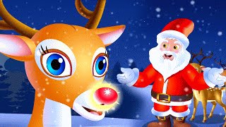 Rudolph the Red Nosed Reindeer  Christmas Song For Kids  Merry Christmas [upl. by Nimref]