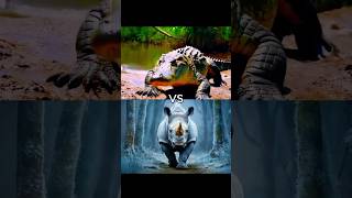 Crocodile vs Rhinoceros vs Ram African Buffalo Zebra Tiger Lion [upl. by Elga142]