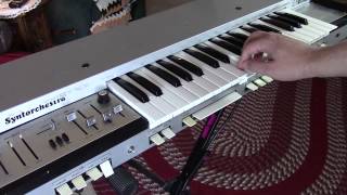 1975 FARFISA Syntorchestra Vintage Polyphonic  Mono Analog Synthesizer ARP Moog [upl. by Ebeneser]