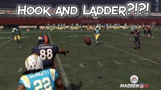 HOW TO DO THE HOOK AND LADDER TRICK PLAY IN MADDEN 16 [upl. by Joub]