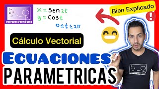 ✅​Ecuaciones PARAMÉTRICAS 𝘼𝙥𝙧é𝙣𝙙𝙚𝙡𝙤 𝙃𝙊𝙔 😎​🫵​💯​ Cálculo vectorial [upl. by Cull]