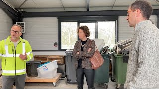 Visite de Maud Caruhel Viceprésidente Région Nouvelle Aquitaine [upl. by Eimrots]