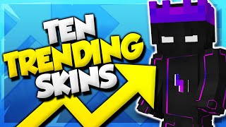 10 Trending Minecraft Skins [upl. by Robaina]