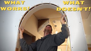 Drywalling a Tight Radius Arch [upl. by Slavin347]