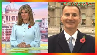 ITV GMBs Kate Garraway told stop over Jeremy Hunt clash in last ever interview [upl. by Teplica673]