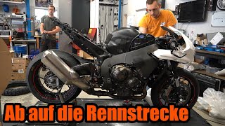 Racing Umbau und onboard Oschersleben  Honda CBR 1000 RR Fireblade SC77 [upl. by Pernas]