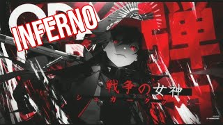 Nightcore  Inferno Rock Cover Lyrics  Bella Poarch [upl. by Riane540]