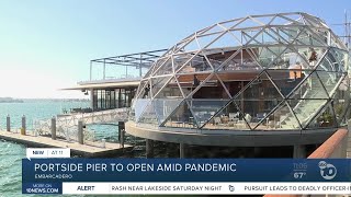 Portside Pier to open at San Diegos Embarcadero amid pandemic [upl. by Tristram15]