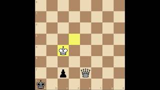 Endgame 19  A Frequent Trick in the Queen Vs Pawn on the 7th rank  100 Endgames You Must Know [upl. by Gratianna]