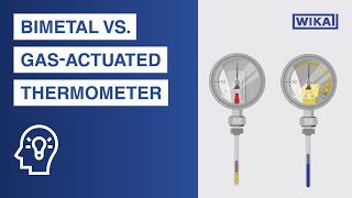 Bimetal vs gasactuated thermometers  What is the difference [upl. by Airreis]