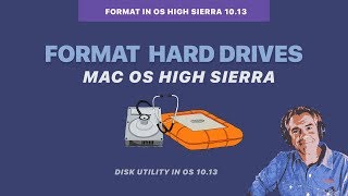 How To Format External Hard Drives on Mac OS High Sierra [upl. by Auop138]