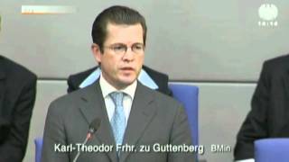 Spießrutenlauf Guttenberg vs Trittin Fragestunde im Bundestag 23022011 [upl. by Anilyx462]