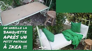 VLOG  On relook la banquette avec IKEA  suivez mon petit tuto déco [upl. by Aicelf]