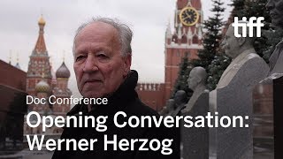 Opening Conversation Werner Herzog  DOC CONFERENCE  TIFF 2018 [upl. by Ahkihs]