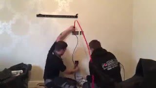 Time Lapse Sony TV And Soundbar Wall Mount Part 2 [upl. by Pucida942]