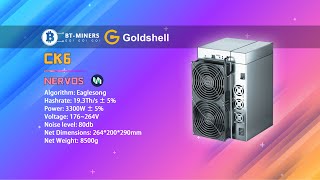 Goldshell CK6 CKB Miner 193THS Setup [upl. by Keriann979]