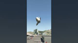 Vertical takeoff failure simulated [upl. by Ylloj]