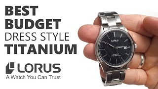 Budget Titanium Treasure  Lorus RH991HX9 Seiko Review [upl. by Gathard]