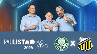 Palmeiras X Novorizontino  Paulistão 2024 na RECORD [upl. by Nauwaj]