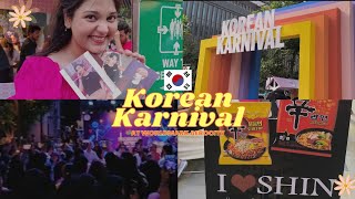 🇰🇷 Delhi 1st Korean Karnival at Worldmark Aerocity  Open Now  Korean Carnival 2024 viral korea [upl. by Menon]