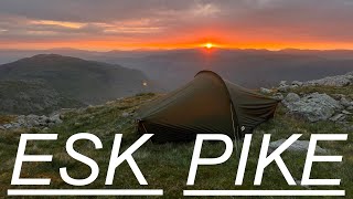 SOLO WILD CAMP ESK PIKE the Lake District [upl. by Ehc334]