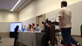 Author Batsu Game Sam Sykes amp Heiber Rothfuss Dawsom Scalzi Wendig Pike Cole phx Comicon 2014 [upl. by Thorncombe261]