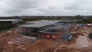 Vospers Supersite Matford Way Exeter new drone footage for April 2018 [upl. by Anaeli610]