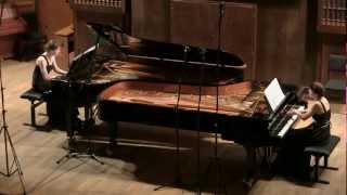 Lutosławski  Variations on a theme by Paganini for two pianos [upl. by Nylarahs]