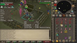 Semi Efficient Barrows w Voidwaker amp Harmonized nightmare staff 24 kphOSRS [upl. by Friede320]