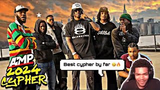 Davis Surprised us 😮🔥AMP FRESHMAN CYPHER 2024 Reaction [upl. by Xyno421]