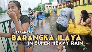 Unbelievable Barangka Ilaya When It Rains Heavily With Unforgeable Boat Ride Experience  4K 🇵🇭 [upl. by Auqinimod]