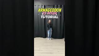 ARMAGEDDON by AESPA dance TUTORIAL  Slow speed 75  Mirrored [upl. by Bridie497]