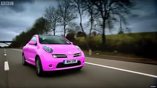 Richard Hammond Drives A Pink Nissan Micra Convertible  Top Gear [upl. by Agace458]