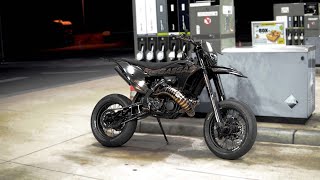 700cc 2 STROKE Supermoto Build [upl. by Lefkowitz]