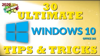 30 Ultimate Windows 10 Tips and Tricks for 2020 [upl. by Hannahs143]