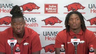 Trajan Jeffcoat and Jaheim Thomas Post game Press Conference [upl. by Fransen]