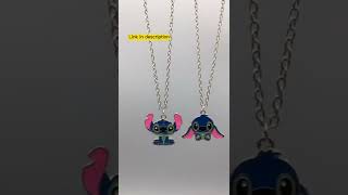 Best friend necklace for 2 Stitch Friendship Necklace [upl. by Adiaros239]